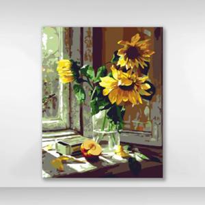 DIY 쉬운 명화그리기 유화세트 A-187 시든 해바라기 중형 40x50