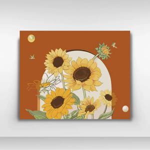 DIY 쉬운 명화그리기 유화세트 A-225 해바라기 아트 중형 40x50