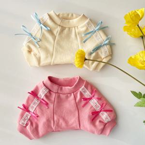 강아지 티셔츠 레이스 리본 나그랑 맨투맨 봄 가을 강아지옷