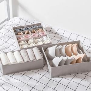 [리퍼] 3종세트 칸칸칸 브라+팬티+양말 속옷 정리함