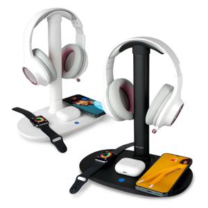 4in1 헤드폰 거치대 TWS 이어폰 워치 핸드폰 15W 고속충전 IHS-300