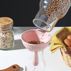 입구넓은 접이식 실리콘 깔때기 소분깔때기