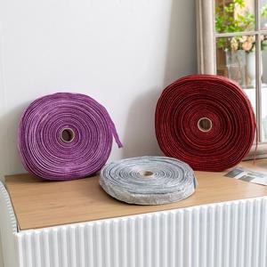 가루반짝이롤리본 3cm (100yd) 3colors 크리스마스 장식 공예 선물 포장 DIY