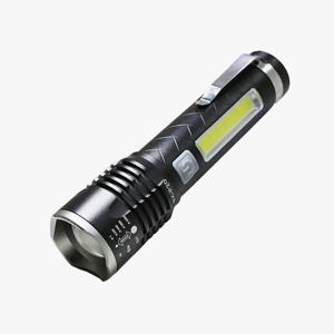 충전랜턴 LED P20 후레쉬 손전등 화이트레이저 캠핑 낚시 작업등 4모드
