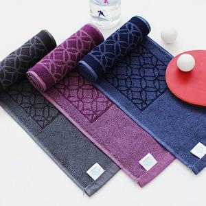 부드러운 스포츠타올 3매세트 반뱀부 써클 100g 땀수건