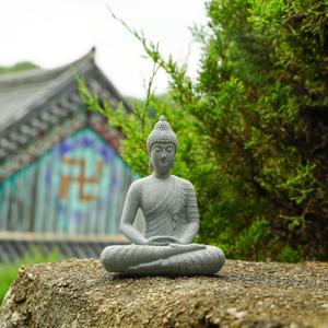 가정용 미니 좌불 석상 2종 불교 굿즈 부처님 앉은 불상