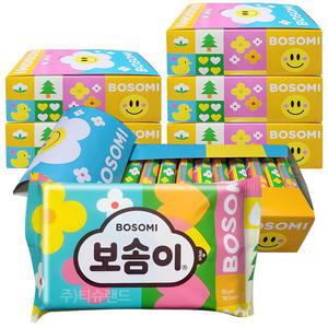 보솜이 휴대용 물티슈 (펀앤플레이 라이트) 10P x60개 (베이비케어 리뉴얼)