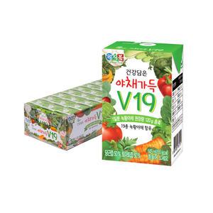 건강담은 야채가득 V19 야채주스 야채즙 145m 24팩