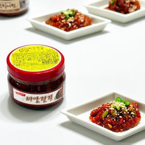 자연미가 비빔양념 씨앗젓갈 400g /밥에 비벼먹는 고추장양념 비빔젓갈.  견과류+오징어젓갈+낙지젓갈 콜라보~