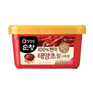 [청정원](의정부점)순창 100% 현미 태양초 찰고추장 1.7kg+300g(사각/1개)