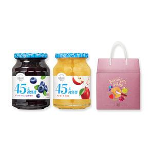 실속형선물세트 45도블루베리잼350g+45도사과잼350g