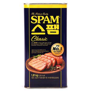 CJ 스팸 클래식 1.81kg / 통조림햄 깡통햄 대용량 빅사이즈 식당 업소용 식자재 덕용