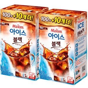 맥심 아이스 스위트 블랙 커피믹스 100T+10T X 2개