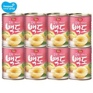 동원 복숭아 백도 400g x 8캔
