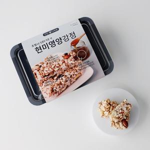 비가열 국내산 쌀 디저트 조청 현미 강정 만들기 DIY 세트 키트 - 조청강정