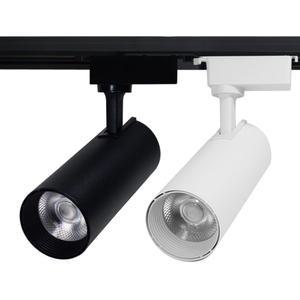 LED 레일 원통스포트 COB 15W / 원통 COB 레일 등기구 스포트 라이트 전시장 카페 미술관 가게 의류 매장 전시 스팟 조명 트랙등