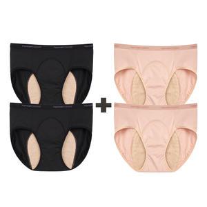 [한나센스] 생리팬티 미디나이트 2+2세트 (입는생리대) 총4장