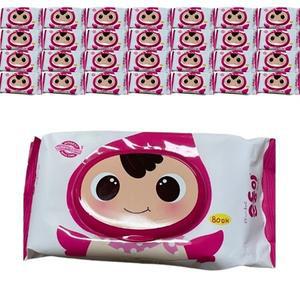 순둥이 물티슈 캡형 베이직 80매 10팩