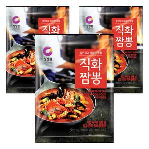 청정원 직화짬뽕분말, 96g, 3개