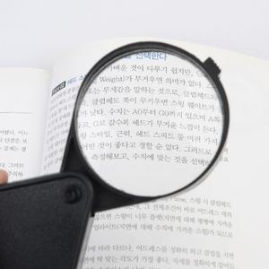 미니 접이식 포켓휴대용 돋보기 확대경 루페 독서 실험