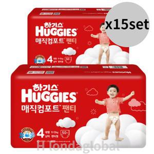하기스 매직 컴포트 뉴 팬티 남아 4단계 기저귀 50매X30팩