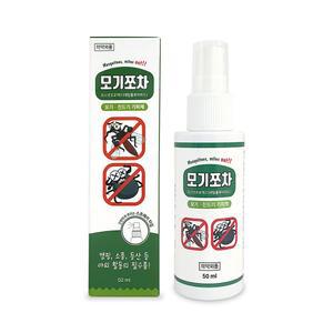 모기쪼차 모기기피제 50ml 5개/모기 진드기 기피제
