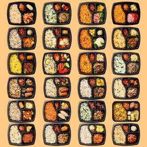 [미스터네이처]굿스푼 도시락 다이어트 식단 24종 12팩/24팩 맛있는 밥 반찬 세트 점심대용 2주
