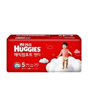 하기스 매직컴포트 팬티 5단계 특대형 남아 336매 /z