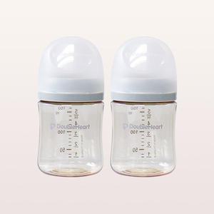 더블하트 모유실감 3세대 PPSU 새벽그레이 160ml 트윈팩