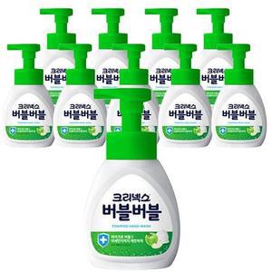 크리넥스 버블버블 핸드워시 퓨어애플 용기형 250mlx10개(1BOX)