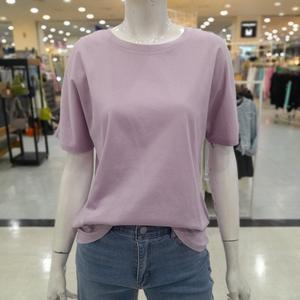 [SOUP]뒤판 스티치 라운드넥 무지 반팔 티 OA5STTC-2