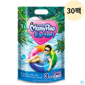 마미포코 물놀이 여름 팬티 기저귀 남아용 3p 30팩