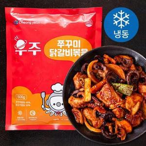 우주쭈꾸미 닭갈비 볶음 (냉동), 500g, 1개 one option