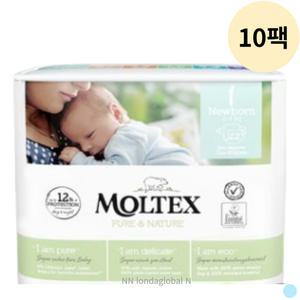 몰텍스 친환경 밴드형 아기 기저귀 신생아 22p 10팩