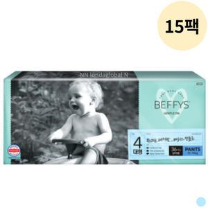 베피스 젠틀온 국산 팬티 남아 기저귀 대형 36p 15팩