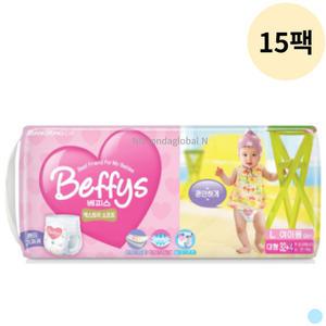 베피스 엑스트라 팬티 여아 기저귀 대형 36p 15팩