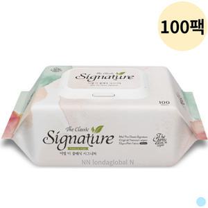 미엘 순한 유아 물티슈 국산 대용량 캡형 100p 100팩