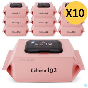 베베앙 아기 물티슈 유아 102 대용량 캡형 102매 100p
