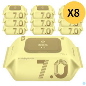 베베앙 물티슈 K7.0 아기 신생아 유아 캡형 70매 80팩