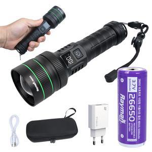 레이맨 RM405-26650FS 화이트레이저 LED 손전등+배터리 풀세트