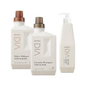 마더케이 디아 유아세제 1L + 섬유유연제 1L + 젖병 세정제 500ml 세트
