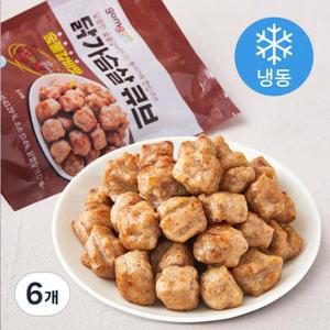 곰곰 닭가슴살 큐브 숯불갈비맛 (냉동), 100g, 6개 one option