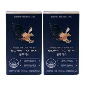 본투비맨 본투식스 1050mg X 28캡슐 2박스 CLA 공액리놀렌산 공액리놀레산 코엔자임Q10 다이어트