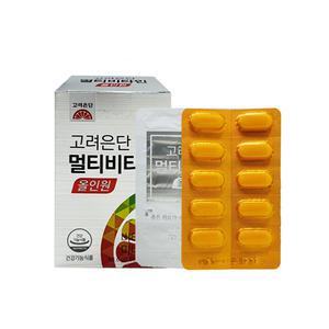 [고려은단] 멀티비타민 올인원 1560mg x 30정 x 3세트 (총 90정)