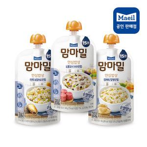 [매일유업] 맘마밀 15개월 3종 혼합 10개 (소불고기 4 + 전복모듬 3 + 닭백숙 3)