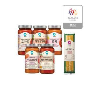 [면250g증정] 청정원 스파게티소스600g 5종 x 4개 골라담기