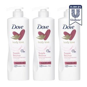 [도브] 바디러브 바디로션 서플 바운스 400ml 3개