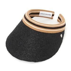 헬렌카민스키 비앙카 여성 바이저 HAT50265 CHARCOAL BLACK STRIPE