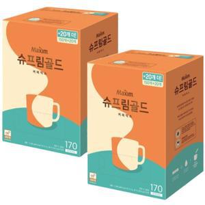 맥심 슈프림 골드 커피믹스 170T x 2개 총 340T