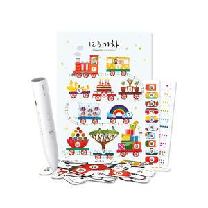세이펜 4세대 사운드 포스터 숫자놀이 세트 123 기차 학습 벽보 교구